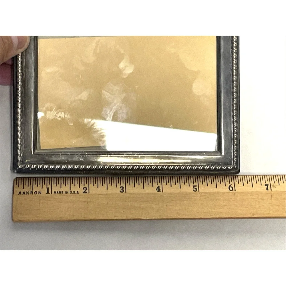 Vintage RC R.Carr Sterling Silver English Picture Photo Frame 4.5